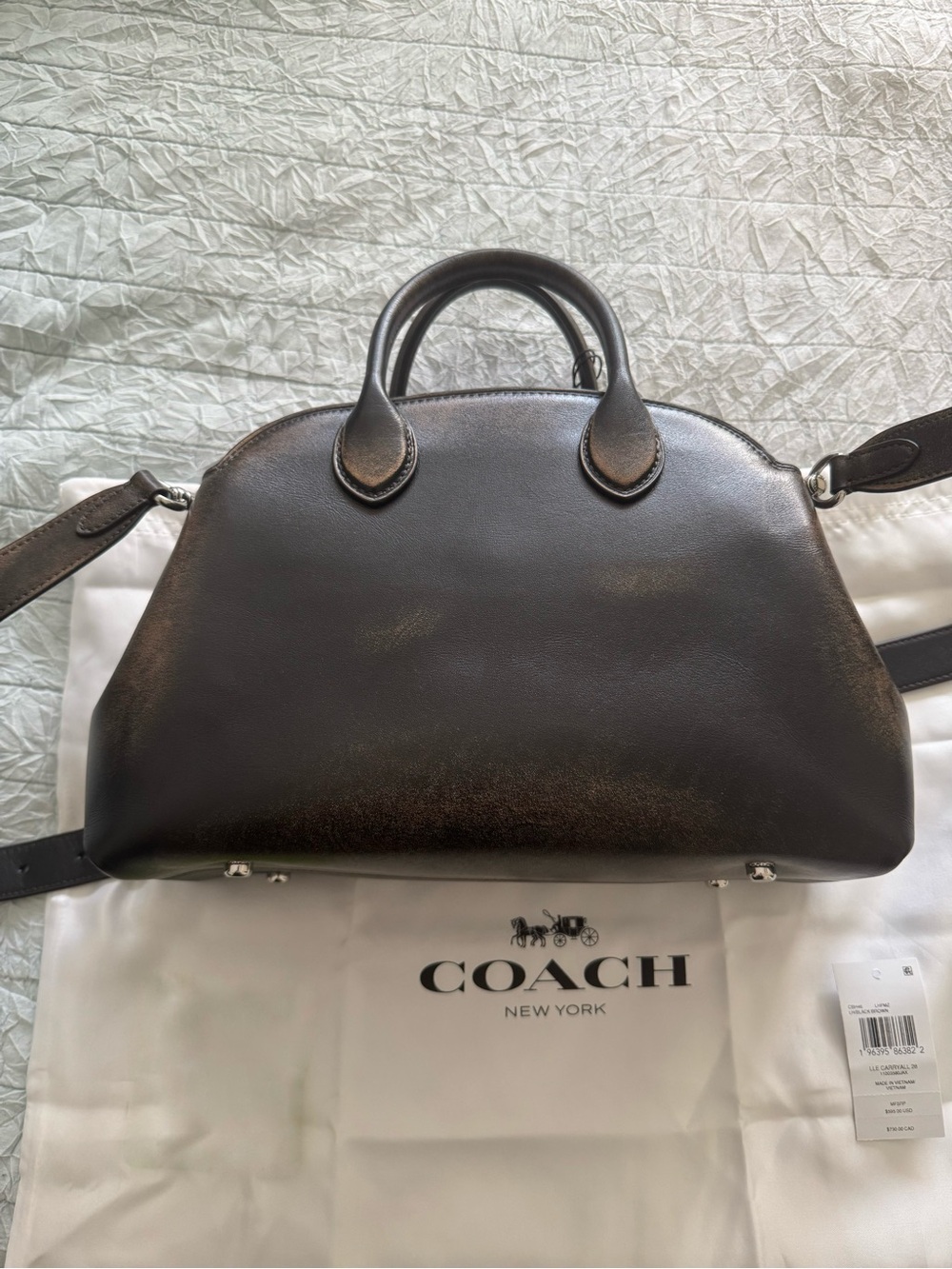 NWT Coach Loved Leather Empire 28 - Picture 2 of 14